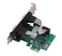 RASTKY Porte Seriali a 9 Pin da PCI -E a Dual e Scheda di Espansione della Porta DB25 Singolo LPT - Collegamento Ideale per più Dispositivi Computer Desktop Adattatore PCI Express Ad Alta velocità