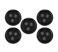 RASTKY Pulsante di Chiamata Cercapersone Wireless Multiuso Previene la Perdita Lunga Portata Operativa Impermeabile per Anziani Pulsante di Avviso Infermiere Home Cafe 5 Pezzi