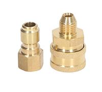 RASTKY Raccordi per Idropulitrice Ad Alta Pressione 5000PSI Design Durevole con Chiusura a Sfera Connettore Adattatore Rapido per Tubo dell'Acqua per Tubo Flessibile, Pompa, Detergente per (Presa