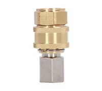 RASTKY Raccordi per Idropulitrice Ad Alta Pressione 5000PSI Design Durevole con Chiusura a Sfera Connettore Adattatore Rapido per Tubo dell'Acqua per Tubo Flessibile, Pompa, Detergente per (Spina e