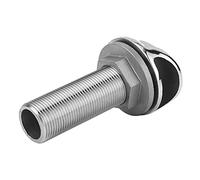 RASTKY Raccordo a Portagomma Dritto per Tubo Flessibile Marino - Resistente Connettore Passante Scafo in Acciaio Inossidabile per Barche, Yacht, Camion, Automobili, Appartamenti, per Ombrinali,