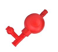 RASTKY Riempitore per Pipette con Bulbo di Aspirazione in Gomma da Laboratorio con 3 Valvole - Sicuro Ed Efficace per il Trasferimento di Liquidi in Varie Impostazioni di Laboratorio (rosso)