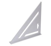 RASTKY Righello da 7 Pollici Lega di Alluminio Finitura Nera Opaca Progetti Multiuso per la Lavorazione del Legno, Strumento di Layout per la Misurazione di Travi Alte, Righello Angolare per la