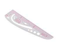 RASTKY Righello da Sarto Trasparente 3245 Ad Alta Precisione Righello Multifunzione in Plastica Professionale per la Progettazione di Costumi, Uso Domestico