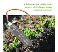 RASTKY Rilevamento dell'umidità del Suolo Tipo Capacitivo Tipo di umidità del Sensore di Resistenza al Modulo di Lavoro di Tensione Ampia Tensione con Cavo - Giardinaggio e Cura del Prato