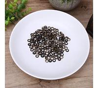 RASTKY Rivetti con Occhielli Bifacciali in Ottone per Scarpe Artigianali in Pelle, Borse da Cintura - 100 Occhielli in Metallo da 5 Mm per Album Fai da Te, Ideali per il Circolo della Moda (#4)
