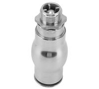 RASTKY Robusto Ugello per Giochi D'acqua in Acciaio Inossidabile, Spruzzatore Schiumoso a Forma di Bolla di Champagne Unica per Laghetti, Parchi Divertimento (G1'')