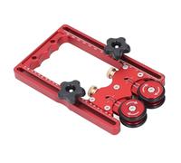 RASTKY Rullo Guida Inclinato con Doppio Cuscinetto Ruota per da Tavolo, Cuscinetto Unidirezionale per un Funzionamento Sicuro, Binario da 160 Mm per Progetti di Lavorazione del Legno