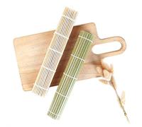 RASTKY Rullo per Sushi in bambù da 24x24 Cm Strumento Durevole e Conveniente per Rotoli di Sushi Perfetti Crea per gli Amanti del Bambù