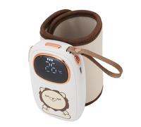 RASTKY Scaldabiberon con Ricarica USB e Funzione di Temperatura Costante, Scaldalatte Portatile per Viaggiatori, Batteria Al Litio Inclusa