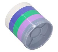 RASTKY Scatola Multiuso per Ricambi per Orologi con Divisori Individuali a 5 Strati - Supporto in Plastica per Parti di Movimento degli Orologi - Lavorazione Squisita e Materiale di Lunga Durata