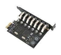 RASTKY Scheda di Espansione a Sette Porte da PCI-E a USB 3.0 per Utenti di PC con Interfaccia USB Ad Alta velocità
