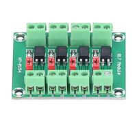 RASTKY Scheda Isolante Accoppiatore Ottico a 4 Forte capacità Anti-interferenza Modulo Adattatore Convertitore di Tensione per Elettronica Ad Alta Potenza 3,6-30 V, Materiale Laminato Rivestito in