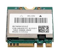 RASTKY Scheda Wireless Ad Alta velocità Dual Banda NGFF M.2 Adattatore BCM94352Z con velocità WiFi 4.0, 867 Mbps, Compatibile con il 7/8/10 e OS X - Include 2 Antenne Interne (#3)