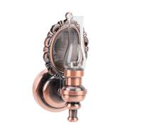 RASTKY Sconce da Parete a LED per Casa delle Bambole in Miniatura Artigianato Squisito Design Illuminante Regalo Giocattolo per gli Amanti delle Arti e dei Mestieri, Decorazione in Scala 1:12 (Bronzo)