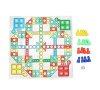 RASTKY Set da Gioco di Scacchi Classico Scacchiera in Plastica Portatile per Apprendimento Interattivo e Intrattenimento per il Tempo Libero Genitore-figlio (Tipo 1)