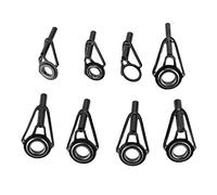 RASTKY Set di Anelli per Occhi di Punte Guida per Canna da Pesca da 80 Pezzi di Alta qualità, Realizzati in Acciaio Inossidabile Resistente Alla Corrosione, 8 Dimensioni per Varie Applicazioni,