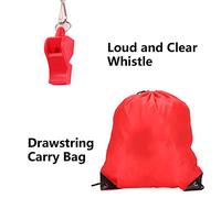 RASTKY Set di Binocoli per Bambini Kit di Esplorazione All'aperto 6 in 1 per Escursioni in Campeggio, Regalo Educativo per Giovani Esploratori (rosso)