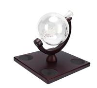 RASTKY Set di Decanter per Whisky Cristallino con 4 Bicchieri, Contenitore per Vino con Tappo a Tenuta, Imbuto, Regalo per la Festa del papà per gli Uomini