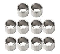 RASTKY Set di Distanziatori per Rondelle in Acciaio Inossidabile da 10 Pezzi - Diametro Esterno 15 Mm, Diametro Interno 12 Mm e Accessori Hardware LeggeriSpaziatura Efficiente su Alberi e Cuscinetti