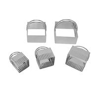 RASTKY Set di Formine per Biscotti Stampo per Biscotti Durevole in Acciaio Inossidabile per Cuocere Al Forno Cottura di San, Strumenti di Cottura Ideali per Bambini e Famiglie 5 Pezzi (Quadrato)