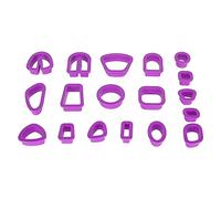 RASTKY Set di Formine per Orecchini in Argilla Polimerica Fai-da-te Strumenti Facili da Usare per Realizzare Gioielli Unici Come Regali per le Occasioni (PURPLE)