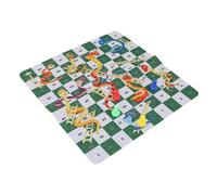 RASTKY Set di Giochi da Tavolo in Gomma Snakes and Ladders Gioco da Viaggio Portatile con Regole Semplici per la Famiglia e gli Amici, Dimensioni 13,78", Adatto per la Casa e il Picnic