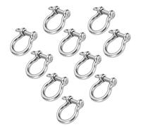 RASTKY Set di Grilli per Carico di Ancoraggio da 10 Pezzi D, Grillo di Prua M5 in Acciaio Inossidabile 304 per Applicazioni Industriali e di Arrampicata, Carico Sicuro da 220,5 Libbre