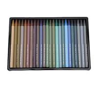 RASTKY Set di Matite Colorate Senza Legno 24 Vivaci Pigmenti a Base di Olio in Stick per Disegnare, Fare Schizzi e Creare Oggetti - 24 Matite Colorate Senza Legno