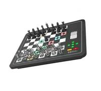 RASTKY Set di Scacchi con modalità di Gioco Avversario Gioco da Tavolo per Scacchi per Computer Portatile Bambini Adulti Principianti (BLACK)