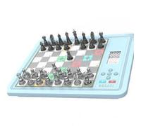 RASTKY Set di Scacchi per Computer Gioco da Tavolo Intelligente Illuminato per Bambini Adulti, Competizione di Allenamento a 18 Livelli Umano, Batteria Magnetica Agli Ioni di Litio (BLUE)