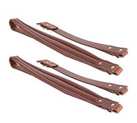 RASTKY Set di Tracolle per Fisarmonica in Morbida Pelle PU da 2 Pezzi, 83-110 Cm, Regolabili per Bassisti 16-120