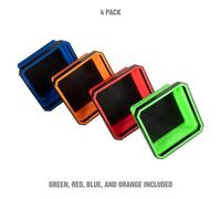 RASTKY Set di Vassoi Magnetici Flessibili con Ciotole Codificate a Colori per Un'efficiente Accelerazione del Progetto, Vassoio Portautensili Magnetico con Fissaggio Sicuro per Varie Superfici