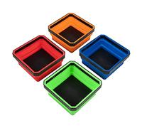 RASTKY Set di Vassoi Magnetici Flessibili con Ciotole Codificate a Colori per Un'efficiente Accelerazione del Progetto, Vassoio Portautensili Magnetico con Fissaggio Sicuro per Varie Superfici