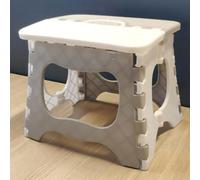 RASTKY Sgabello Pieghevole Multifunzione per Barbecue da Giardino, Forte capacità Portante per Passeggiate Nei Parchi di Alpinismo, Materiale PP Rosa Blu Grigio (Bianco grigio)