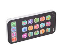 RASTKY Smartphone Giocattolo per Bambini, Telefono Didattico Educativo con Touchscreen Multimodale per Bambini, Telefono Cellulare in Plastica Leggero e Robusto per Filastrocche e Storie (BLACK)