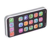 RASTKY Smartphone Giocattolo per Bambini, Telefono Didattico Educativo con Touchscreen Multimodale per Bambini, Telefono Cellulare in Plastica Leggero e Robusto per Filastrocche e Storie (WHITE)