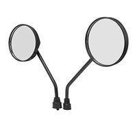 RASTKY Specchietto Retrovisore Resistente Agli Urti Facile Installazione per Veicoli Elettrici Moto Telaio Robusto in Plastica 2 Pezzi Adatto a Tutte le Biciclette Mountain Bike Biciclette