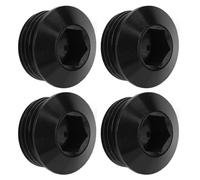 RASTKY Spina per Porta ORB Nera da 10AN 5/8 Pollici Spina per Presa a Prova di Perdite in Lega di Alluminio per Riparazione di Veicoli e Lavori su Tubi