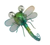 RASTKY Splendida Scultura in Metallo Wallecor con Ragonfly - Perfetta per Interni e Spazi - Bellissimo Gardenorch, Atio, Orme -queesign Modernthetic (Green)