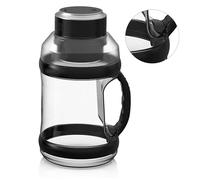 RASTKY Sport Personal Blender, 2L Grande capacità, 6 Pale 18000 Giri/Min, Ricaricabile USB, Senza BPA con Coperchio di Miscelazione, Coperchio per Bere, Cordino Non Slip, Coperchio (BLACK)