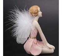 RASTKY Squisito Modello di Angelo Europeo Fatto a Mano in Resina, Regalo Artigianale per Casa e Ufficio, Ideale per Camerette, Sale Studio, 1 Ornamento