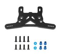 RASTKY Staffa di Sospensione Posteriore in Fibra di Carbonio Nera, Portapacchi a Farfalla per XV02 58707 - Sostituzione Durevole della Piastra della Torre Dell'ammortizzatore Che Migliora la (BLACK