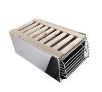 RASTKY Stufa per Sauna in Acciaio Inossidabile Riscaldatore Ad Alta Efficienza per Sauna da 3-6 m³, Alimentazione 230 V, Appartamento, Hotel, Piscina Coperta Forniture per