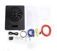 RASTKY Subwoofer per Auto Sottile Sotto il Sedile con Luce a LED, Amplificatore Integrato, Subwoofer Attivo per Sedili di Camion (COLORFUL)