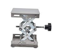 RASTKY Supporto di Sollevamento da Laboratorio Regolabile in Acciaio Inossidabile Piattaforma di Sollevamento Liscia e Piatta per Esperimenti di Fisica e Chimica delle Scuole Medie 3,9 X 3,9 X 6,