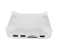 RASTKY Supporto Dock e Supporto Computer Hub di Espansione USB A USB C con Custodia SSD NVMe e Slot per Scheda di Memoria 4.0 | Verticale in Alluminio | C/A da 10 Gbps