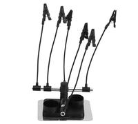 RASTKY Supporto per Aerografo Professionale con Base Magnetica per la Pittura di Modelli, Supporto con Clamp/Holder per il Funzionamento della Pistola a Spruzzo, Materiale di Alta qualità, Adatto