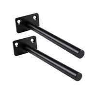 RASTKY Supporto per Mensola Sospesa Invisibile Staffa per Mensola A Parete per Carichi Pesanti per Mensole Sospese per Soggiorno, Ferro 2 Pezzi A 01 150 Mm