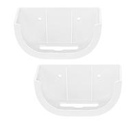 RASTKY Supporto per Router WiFi Installazione Semplice, Nessuna Perforazione Necessaria, Supporto Adesivo da Parete per 6, Robusto Che Si Fonde con Decorazioni per la Casa, Bianco, 2 pezzi.